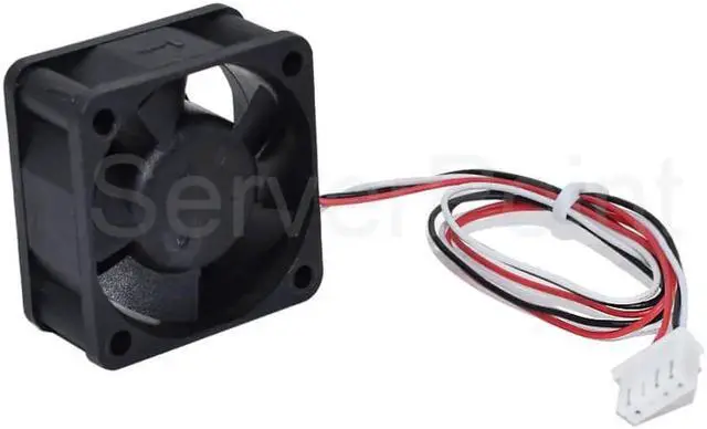 Alt view image 4 of 4 - Aomoproing For Huawei 3600 5600 H3C Server Cooling Fan EFB0412HHD DC12V 0.15A 4020 3-Pin Cooler