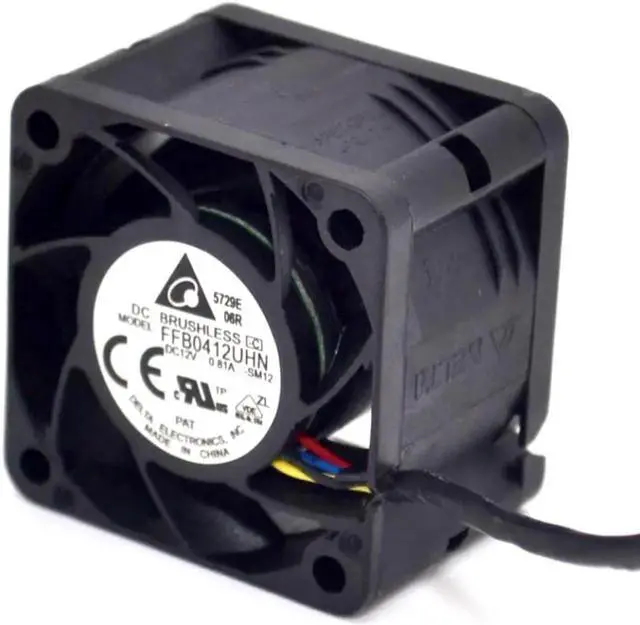 Alt view image 6 of 6 - Aomoproing 4028 4CM 40mm high speed cooling fan 12V 0.81A FFB0412UHN violence 40*40*28mm for Delta