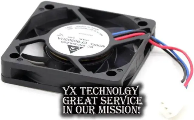 Alt view image 3 of 3 - Aomoproing EFB0505HA 5010 5V 0.25A 5cm 50mm double ball bearing cooling fan with tachometer for Delta 50*50*10mm