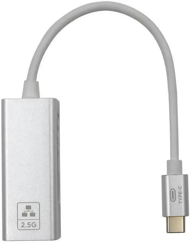 Main image of Aomoproing USB C 2.5G Ethernet Adapter Type-C 2500Mbps Network Card RJ45 Lan Suitable for Laptop Windows PC Network Adapter Windows 7/8/10