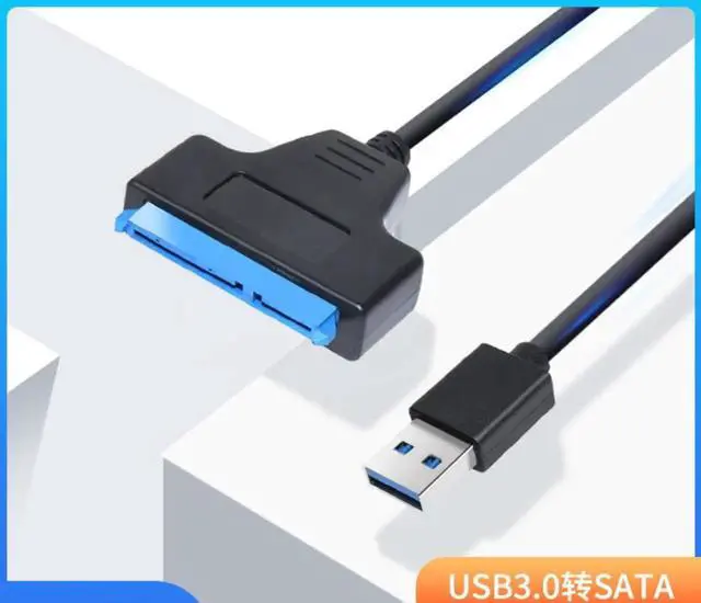 Alt view image 3 of 3 - Aomoproing ATA 3 Cable Sata to USB Adapter 6Gbps for 2.5 Inches External SSD HDD Hard Drive 22 Pin Sata III Cable USB 3.0 Port connection