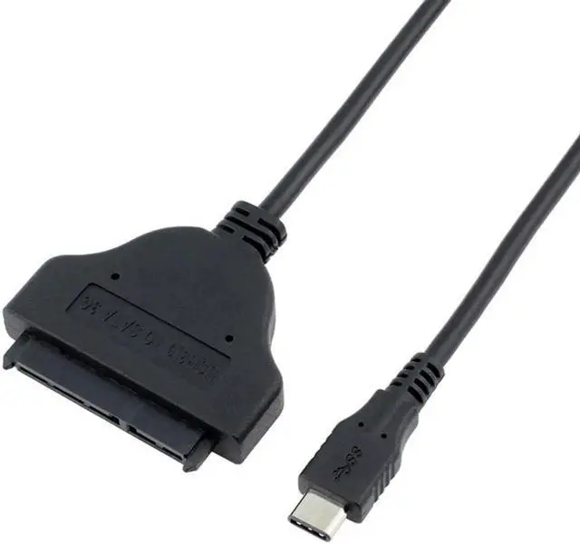 Alt view image 2 of 3 - Aomoproing Type C USB 3.1 Male to SATA 22 Pin 2.5" Hard disk driver SSD Adapter Cable for Laptop & Laptop