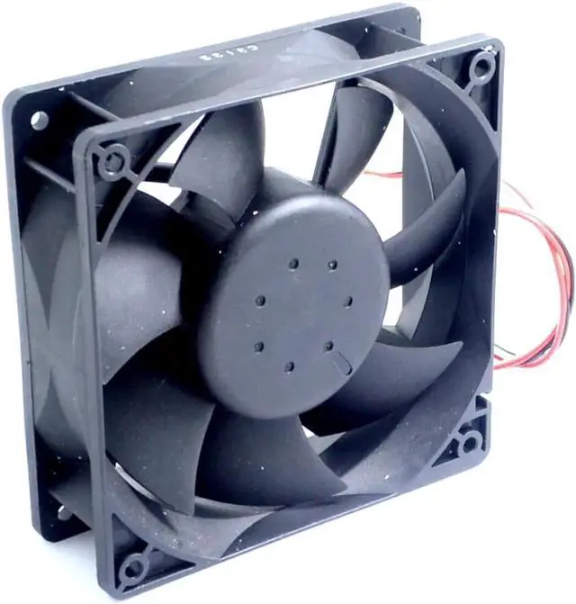Alt view image 3 of 3 - Aomoproing AFB1212SHE 1.60A 12V quiet double ball speed automatic temperature control cooling fan wind capacity for delta 120*120*25MM