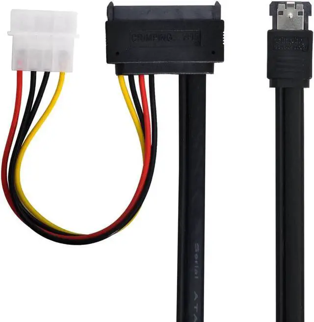 Alt view image 3 of 3 - Aomoproing Power eSATA Combo to SATA 22Pin IDE 5V 12V for 3 5" 2 5" Hard Disk Cable 50cm