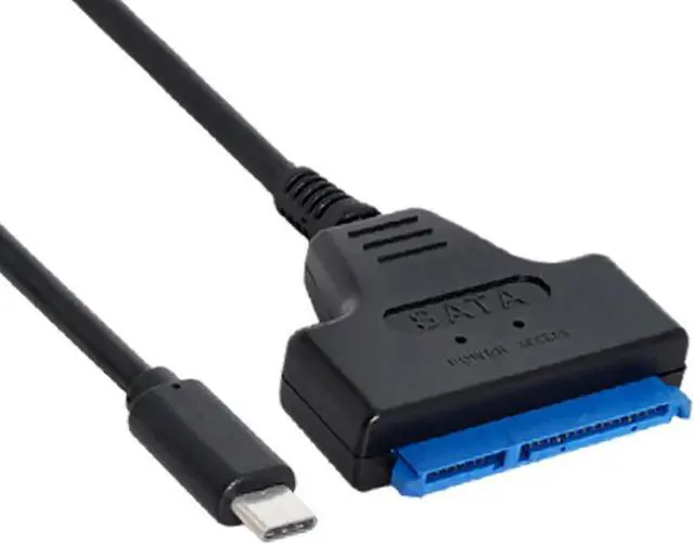 Alt view image 2 of 3 - Aomoproing USB 3.1 Type C Male to SATA 22 Pin 2.5" Hard Disk Driver SSD Cable Adapter for Laptop