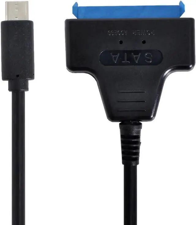 Alt view image 3 of 3 - Aomoproing USB 3.1 Type C Male to SATA 22 Pin 2.5" Hard Disk Driver SSD Cable Adapter for Laptop