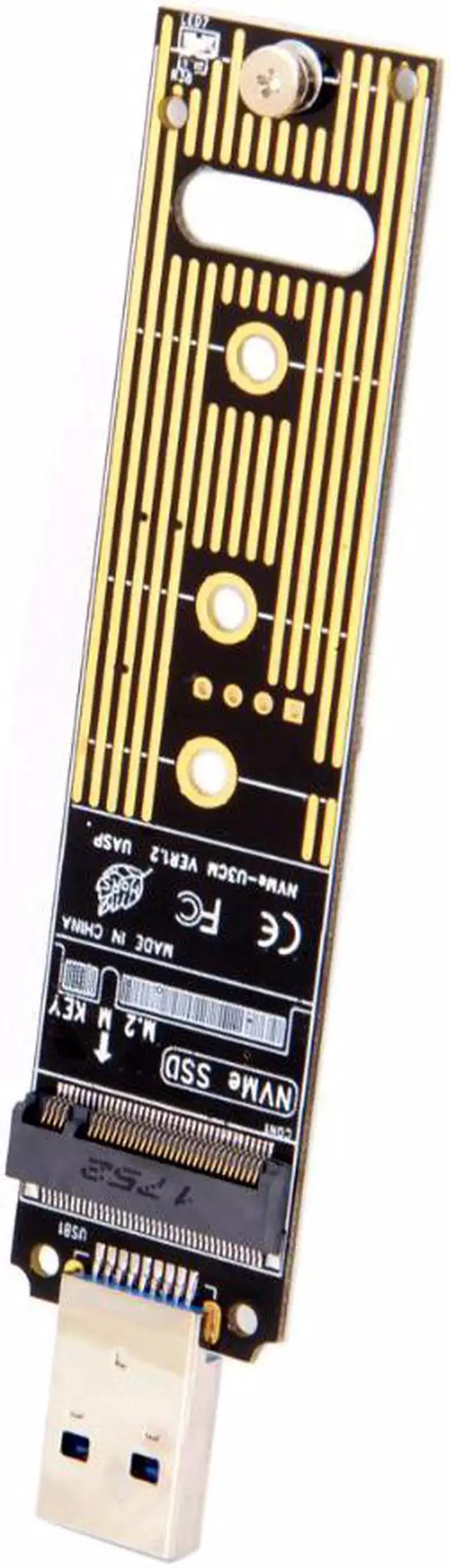 Alt view image 2 of 3 - Aomoproing 90 Degree Up Angled SATA 22Pin 7+15 Male to SATA 22Pin Female Extension Convertor Adapter