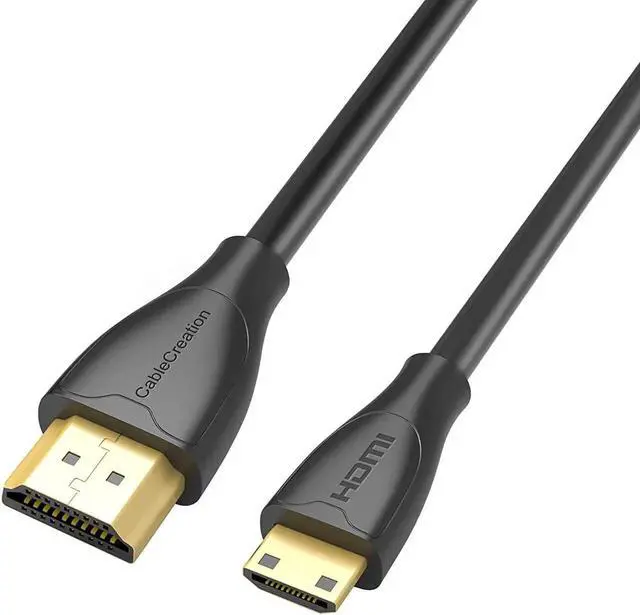 Main image of Mini HDMI to HDMI Cable, 4K HDMI to mini HDMI 2.0 Bidirectional High Speed Adapter, for Graphics Card,HDTV,Tablet,Camera,Sony HDR-XR50,Nikon Z6 Canon EOS RP/EOS R/EOS 7D Mark II/XA40,Nvidia?Shield,6ft