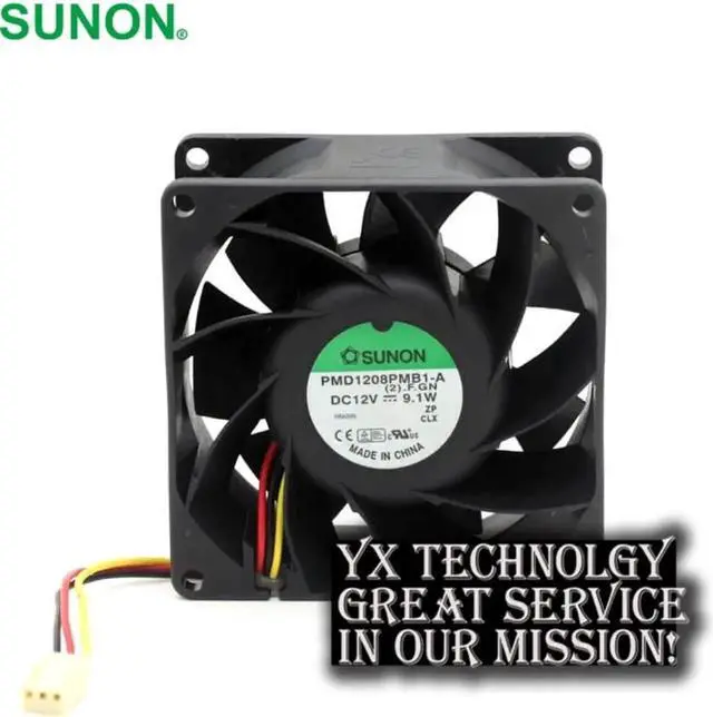 Main image of Aomoproing For SUNON PMD1208PMB1-A 8038 80mm 12V 9.1W 3-line server cooling fan 80*80*38mm