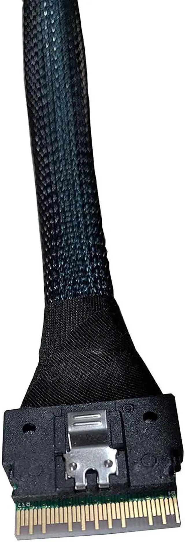 Alt view image 3 of 4 - Aomoproing SlimSAS 8X to SlimSAS 8X,SFF-8654 74pin to SFF-8654 74pin Cable 70CM (SAST-1267-85)