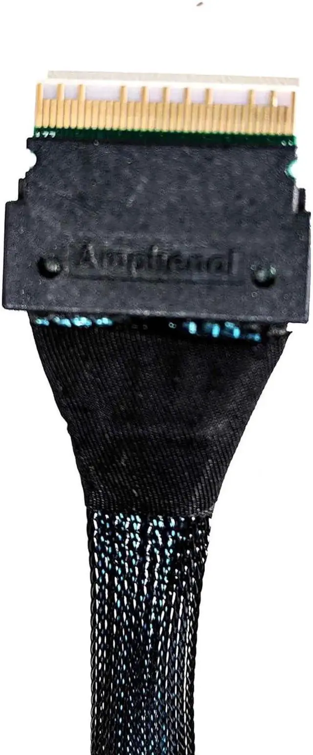 Alt view image 4 of 4 - Aomoproing SlimSAS 8X to SlimSAS 8X,SFF-8654 74pin to SFF-8654 74pin Cable 70CM (SAST-1267-85)