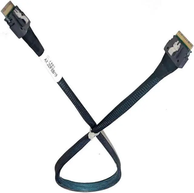 Main image of Aomoproing SlimSAS 8X to SlimSAS 8X,SFF-8654 74pin to SFF-8654 74pin Cable 70CM (SAST-1267-85)