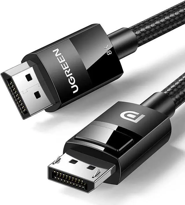 Main image of Displayport Cable 1.4 8K DisplayPort to DisplayPort Cable Nylon Braided DP to DP 8K 60Hz 4K 144Hz and 1080P 240Hz Support 32.4Gbps HDR HDCP Gaming Monitor Cable for Laptop PC TV 10FT