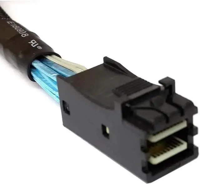 Alt view image 2 of 7 - Aomoproing 50CM HD Mini-SAS(SFF-8643) to U.2 (SFF-8639) NVMe SSD Cable