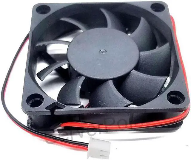 Alt view image 2 of 4 - Aomoproing LC6015S 12V 0.15A 60*60*15MM 2 Wires Server Square Cooling Fan