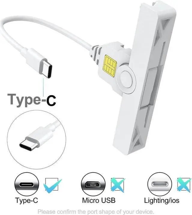 Alt view image 6 of 7 - USB Smartfold Type C CAC Reader, USB C DOD Military USB Common Access CAC Smart Card Reader and ID CAC Card Reader,Compatible with Mac Os, Windows,Linux(Mini Foldable and Portable Type C) New