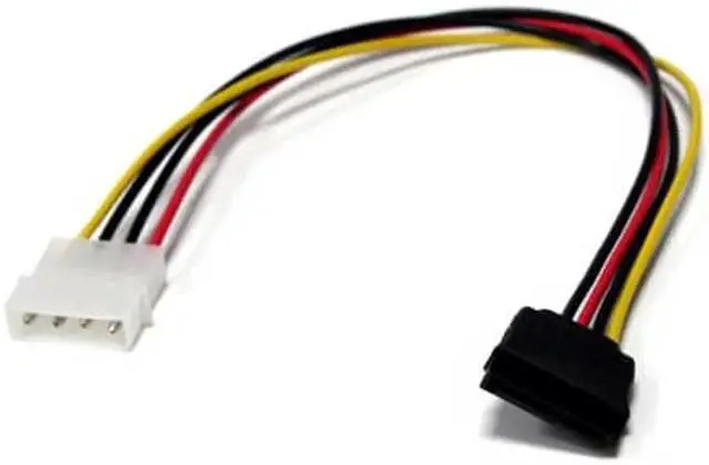 Alt view image 5 of 5 - Aomoproing 4Pin MOLEX IDE Male to 15pin SATA Female Power Supply cable D Plug