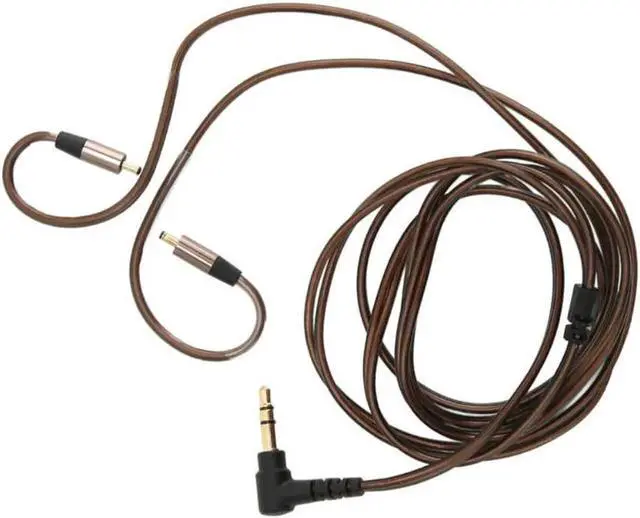 Alt view image 7 of 7 - Aomoproing Replacement Earphone Cable Gold Plated 3.5mm Plug Lossless OFC Earbuds Upgrade Cable Fit for IRock A8