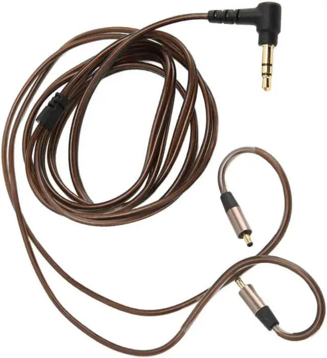 Alt view image 2 of 7 - Aomoproing Replacement Earphone Cable Gold Plated 3.5mm Plug Lossless OFC Earbuds Upgrade Cable Fit for IRock A8