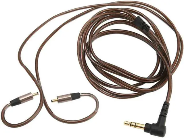 Alt view image 3 of 7 - Aomoproing Replacement Earphone Cable Gold Plated 3.5mm Plug Lossless OFC Earbuds Upgrade Cable Fit for IRock A8