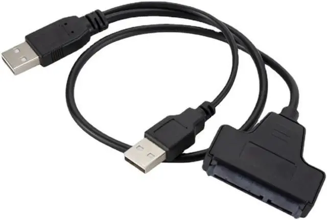 Main image of Aomoproing USB SATA Cable USB 2.0 To 2.5inch HDD 7+15pin SATA Hard Drive Cable Adapter for SATA SSD & HDD for Computer Laptop