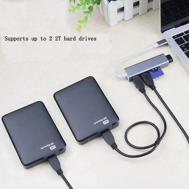 Alt view image 7 of 7 - Aomoproing Onten USB-C Docking Station.Laptop,Monitor Stand with Wireless Charging.VGA,4K HDMI Display,USB 3.0,USB-C. for MacBook Pro m1/m2/Dell/Surface/All-in-one Desktop and More USB-C Devices