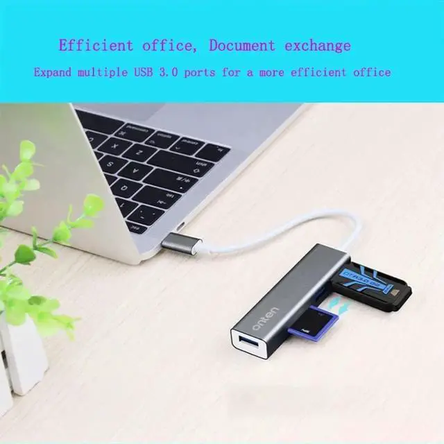 Alt view image 3 of 7 - Aomoproing Onten USB-C Docking Station.Laptop,Monitor Stand with Wireless Charging.VGA,4K HDMI Display,USB 3.0,USB-C. for MacBook Pro m1/m2/Dell/Surface/All-in-one Desktop and More USB-C Devices