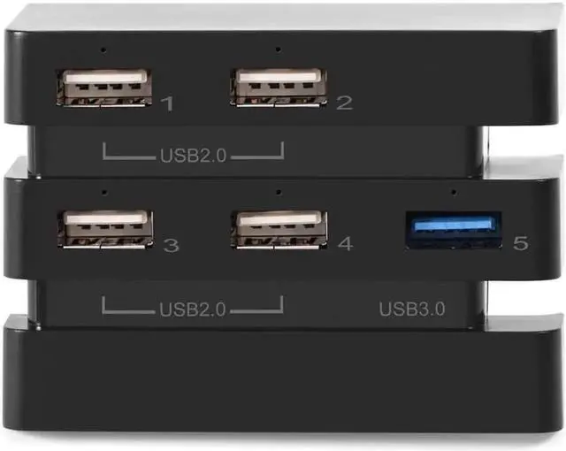 Alt view image 5 of 5 - Aomoproing 2020 New 5 Port USB Hub 1 USB 3.0 4*USB 2.0 USB Expansion Adapter For PS4 Pro Usb Hub 3.0 Computer Accessories PC Accessories
