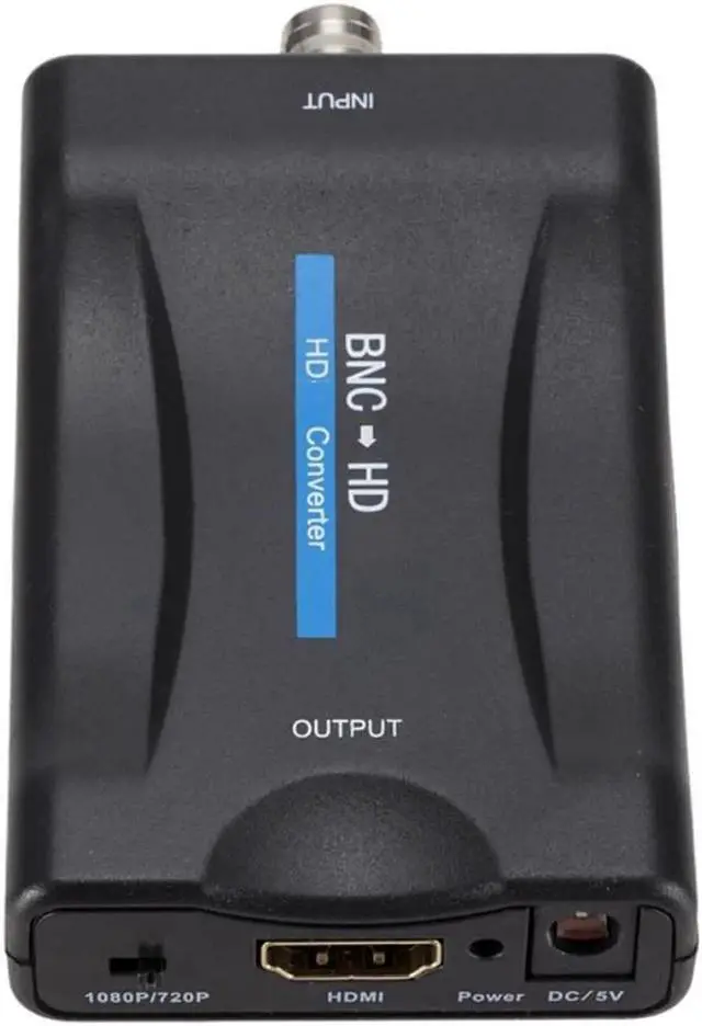 Alt view image 2 of 2 - Aomoproing BNC To HDMI-compatible Converter 1080P/720P Display Video Audio Conversor Surveillance Monitor TV signal Converter with USB Cabl