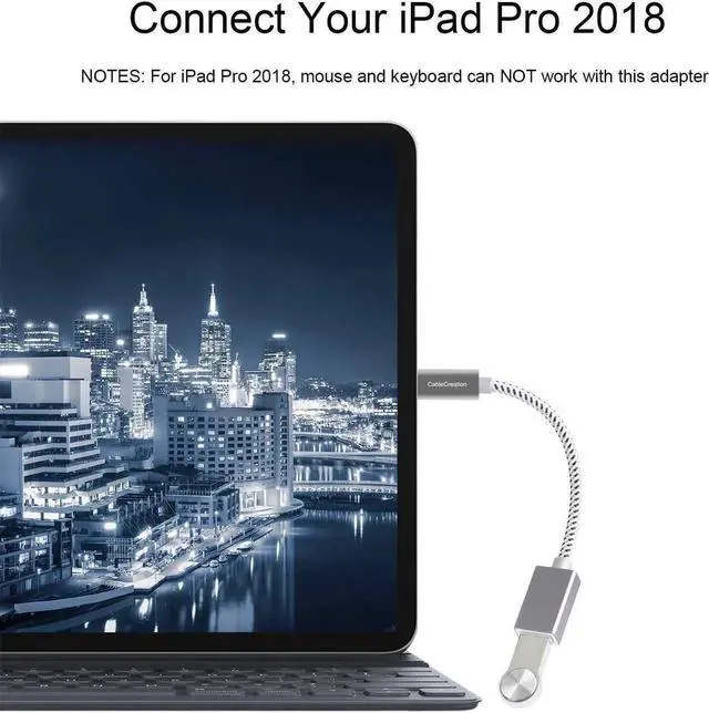 Alt view image 4 of 7 - USB3.1 USB Female to USB C Adapter 0.5 FT CableCreation USB C to USB A Female Adapter Cable OTG 5Gbps Data Female USB A to C Male for MacBook Pro Air XPS 13 15 S21 S20 S10 etc, 0.15m Space Gray