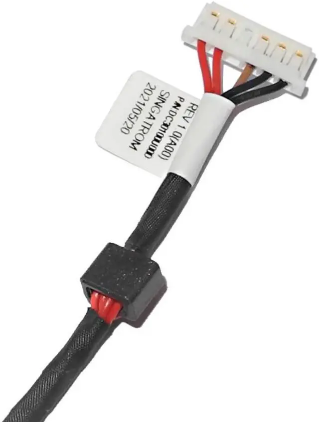 Alt view image 4 of 5 - Aomoproing DC Power Jack Cable Socket Plug Wire Harness Connector Charging Port Replacement for Dell Inspiron 15-5000 5558 5555 5559 Laptop