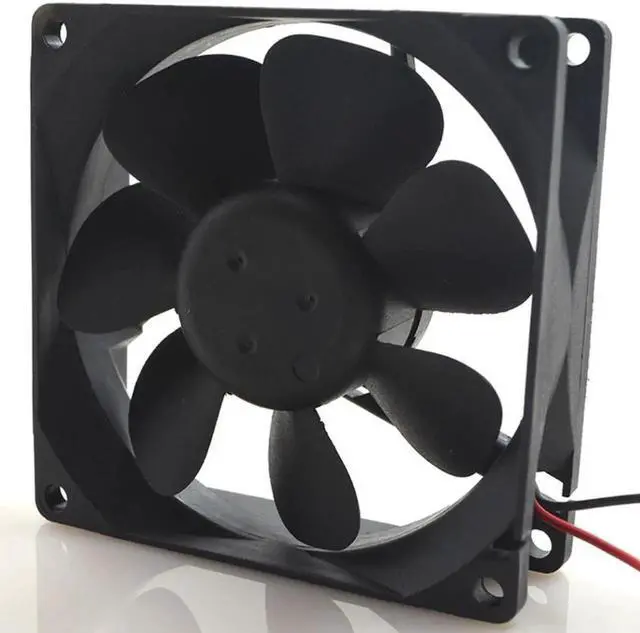 Alt view image 2 of 3 - Aomoproing FOR Delta 8025 12V 0.08A 8CM DFB0812L Ultra-quiet 2-wire Power Computer Chassis Fan