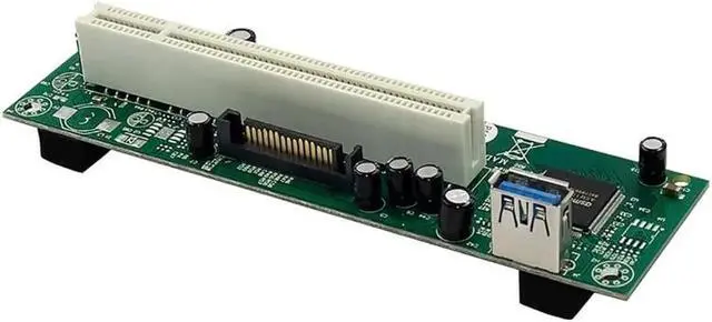 Alt view image 3 of 6 - Aomoproing PCI-Express To PCI Adapter Card Pcie To Pci Slot Expansion Card with 15 Pin SATA Power Cable Connector For PC(as shown)