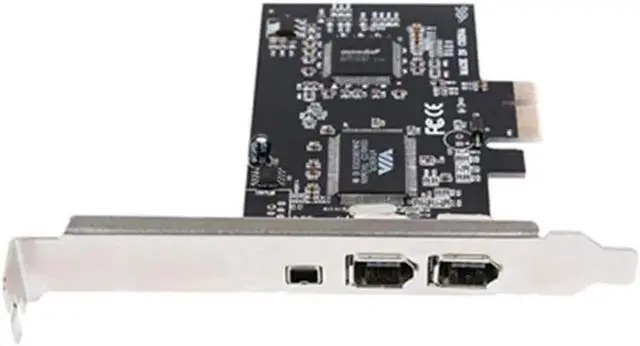 Alt view image 4 of 6 - Aomoproing PCI-E to 1394a Expansion Card PCI Express to 1394 Adapter for DV Camera Video Capture Card High-Definition with 1M Cable