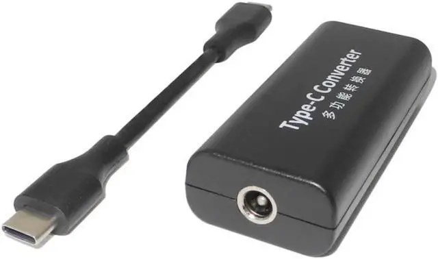 Alt view image 5 of 5 - Aomoproing 65W Type C Plug Cable Converter Dc 5.5*2.5mm Female to USB C Male Connector Laptop Power Supply Adapter for Macbook Lenovo Hp