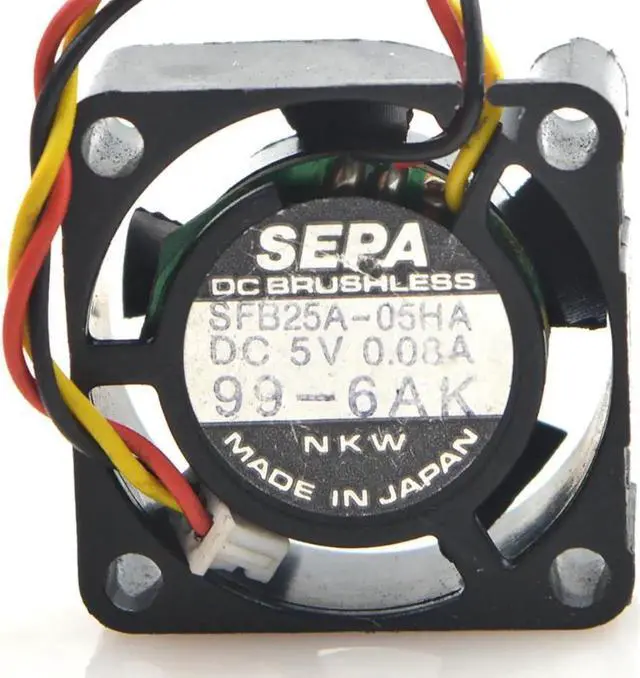 Alt view image 3 of 3 - Aomoproing FOR SEPA SFB25A-05HA 2510 5V 0.08 A video player medical equipment Cooling fan