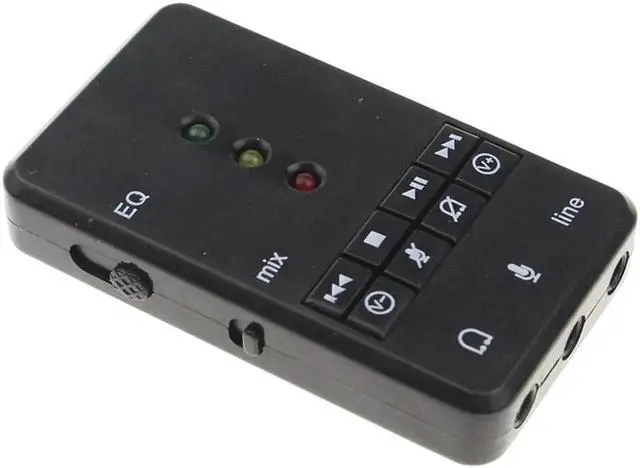 Alt view image 2 of 5 - Aomoproing Quality EQ Xear 3D USB Sound Card 7.1 Channel Audio Adapter LED Indicator For Windows Vista/XP/7/8/Mac OS/Android