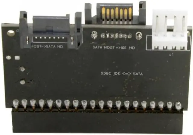 Alt view image 2 of 3 - Aomoproing two Serial SATA 7PIN to IDE 100 133 DVD CD Adapter Converter for Hard disk Drive