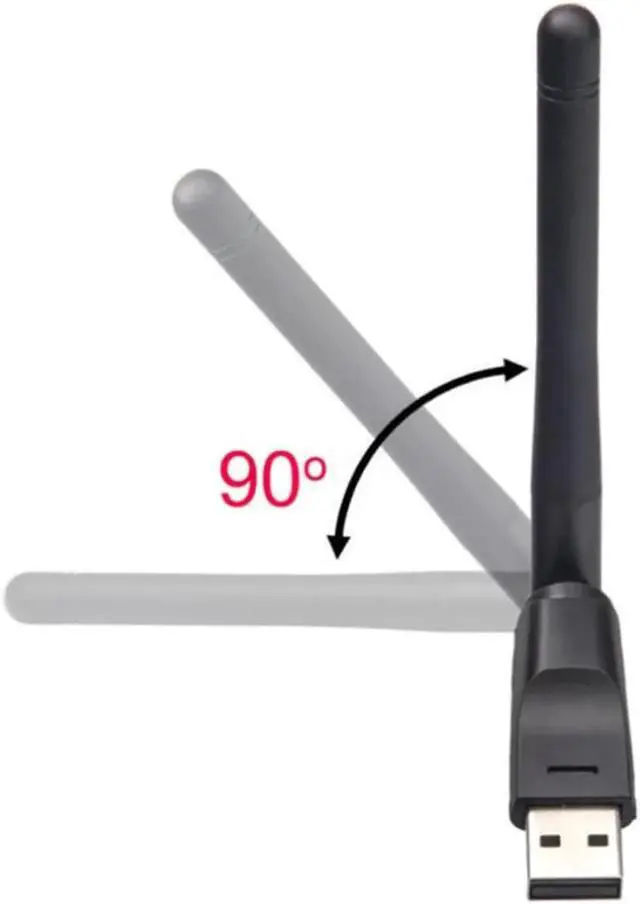 Alt view image 2 of 2 - Aomoproing Mini Wireless USB WiFi Adapter MT7601 Network LAN Card 150Mbps 802.11n/g/b Wifi Dongle For Set Top Box