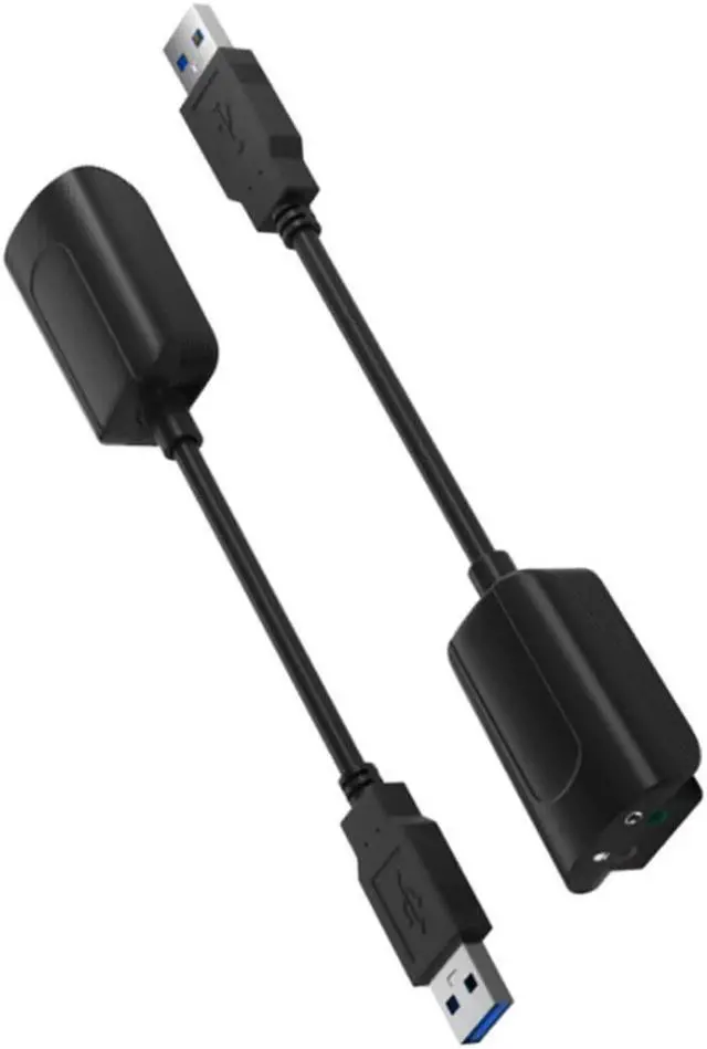 Alt view image 2 of 3 - Aomoproing USB Sound Card 7.1 Microphone Headphone Audio Adapter Wired Sound Card For Computer TV Projector External Sound Card