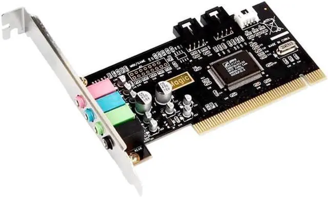 Alt view image 2 of 2 - Aomoproing Pci Sound Card 4 Audio Adlib Encoding Basic Sound Card Desktop Pci Sound Card