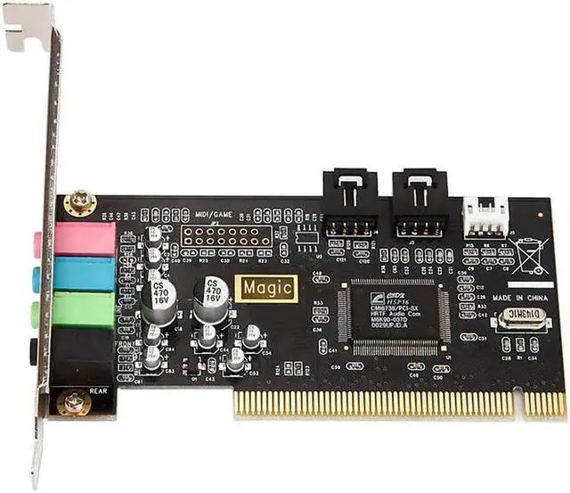 Main image of Aomoproing Pci Sound Card 4 Audio Adlib Encoding Basic Sound Card Desktop Pci Sound Card