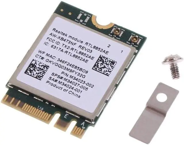 Alt view image 2 of 6 - Aomoproing RTL8852AE Wi-Fi 6 Combo Card 802.11ax .2 5G Wifi Wireless Wlan Card BT 5.2 Dropship