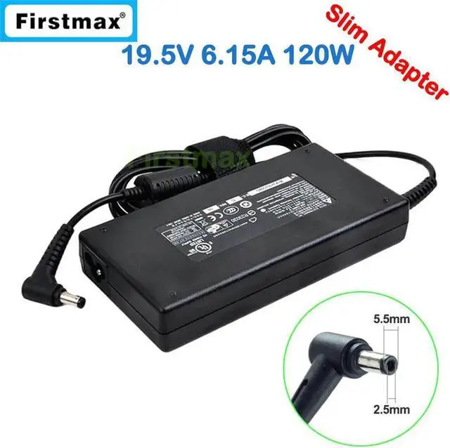 Main image of Aomoproing 19.5V 6.15A 19V 6.32A 120W laptop charger for Clevo W650SC W650SF W650SH W650SJ W650SR W650SZ W350SSQ W350ST A17-120P1A Adapter
