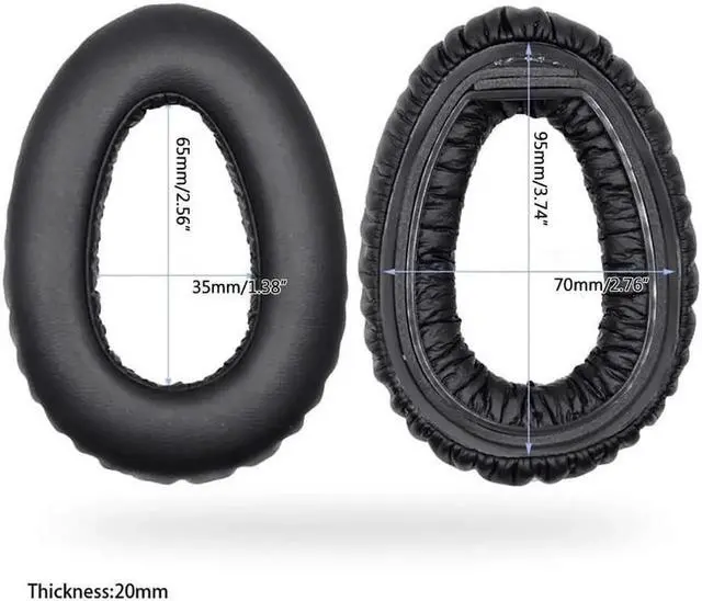 Alt view image 6 of 6 - Aomoproing Replacement Earpads Earmuff Ear Pads for Senn-heiser--PXC 550 660 Headphone