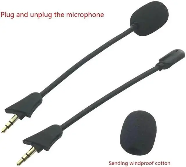 Alt view image 5 of 6 - Aomoproing 3.5mm Noise Cancelling Microphones for ATH-GDL3 ATH-GL3 Gaming Headset Mic