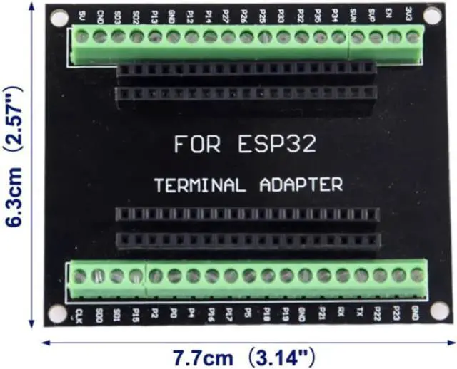 Main image of Aomoproing 38 Pin ESP32 Breakout Board For ESP32 Development Board 2.4 GHz Wifi Dual Core For Arduino GPIO 1 Into 2