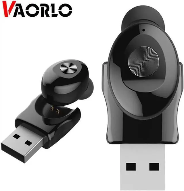 Alt view image 3 of 3 - Aomoproing U12 Mini Bluetooth Earphone Single Sport Wireless Stereo Headset Portable Invisible In-Ear Business Earbud USB Magnetic Charger