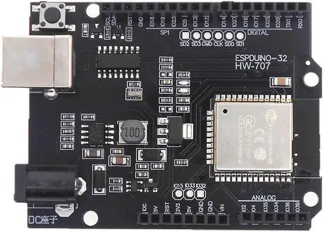 Main image of Aomoproing ESP32 development board serial port WiFi Bluetooth Ethernet IoT wireless map transmission transceiver ESPDUINO-32 ESP-WROOM-32