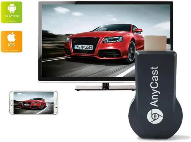 Alt view image 3 of 3 - Aomoproing M2 Plus TV Stick Wifi Display Receiver Anycast DLNA Miracast Airplay Mirror Screen HDMI-compatible Android IOS Mirascreen Dongle